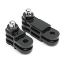 2Pcs Black Long and Short Straight Joint Adapter for Gopro Hero 5 4 3 Plus 3 2 1 Camera