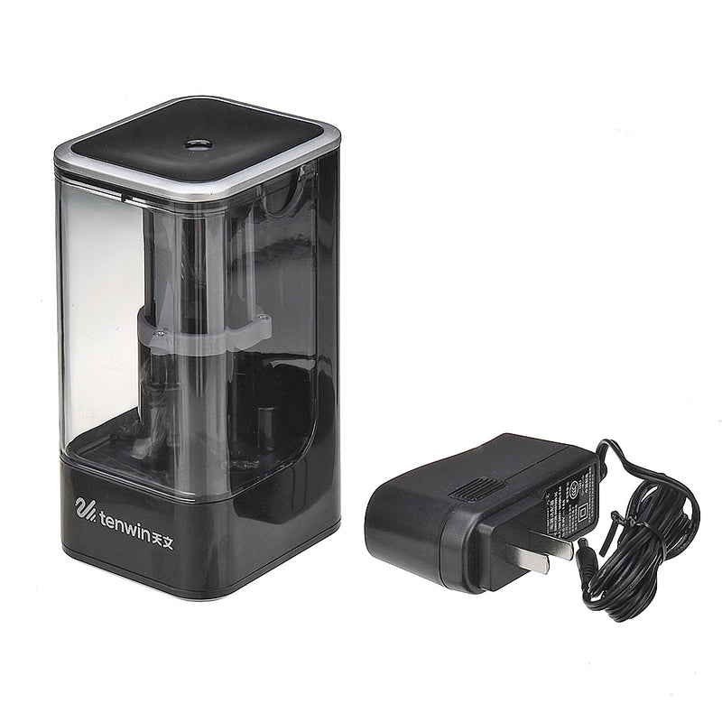 TENWIN Electric Pencil Sharpener Automatic Pencil Sharpener One-hole Electric Touch Switch Pencil Sharpeners Pen Cutter Student School Supplies Office