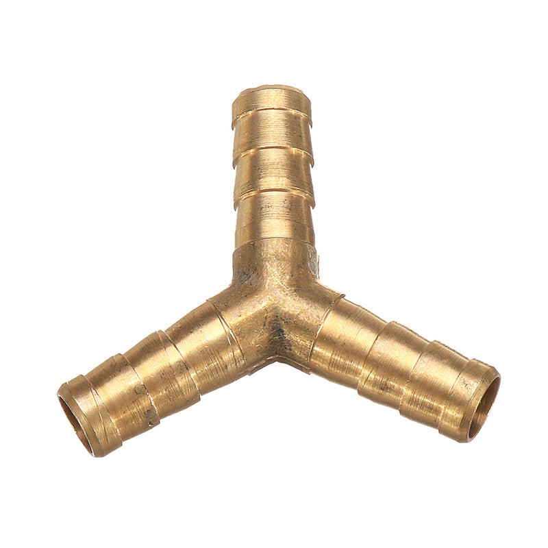 4pcs Pagoda Adapter Brass Barb Y Shape 3 Ways Pipes Fitting 6/8/10/12mm Pneumatic Component Hose Coupler