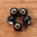 5Pcs 6mm Ceramic DIY Pure Loose Beads Multicolor Beads Accessories