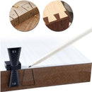 Drillpro Dovetail Marker Scriber with Scale Dovetail Template Woodworking Joint Gauge Hole Locator