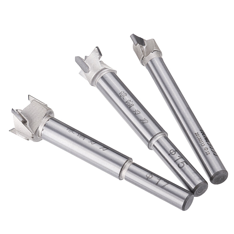 TIDEWAY 12/15/17mm Angle Drill Bits Hole Saw Cutter Woodworking Tools Wooden Hole Puncher