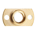 10Pcs Brass T8 Lead Screw Nut Pitch 2mm for Stepper Motor 3D Printer Part