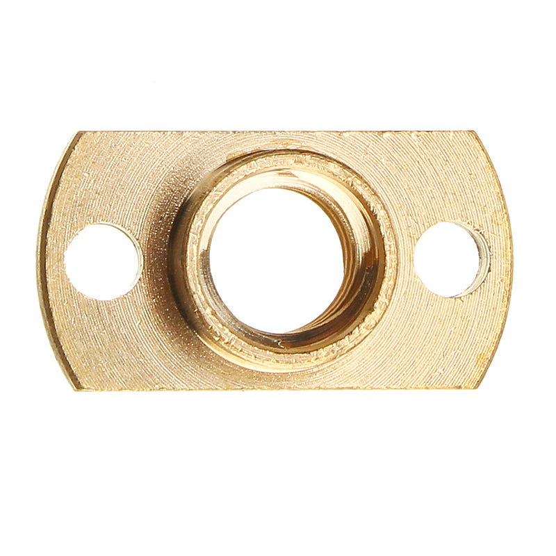 10Pcs Brass T8 Lead Screw Nut Pitch 2mm for Stepper Motor 3D Printer Part