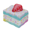 Kiibru Strawberry Mousse Cake Squishy 10*8*8.5CM Licensed Slow Rising With Packaging Collection Gift
