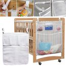 Foldable Baby Thing Organizer Crib Cot Bedside Hanging Storage Bag Diaper Nappy Clothes