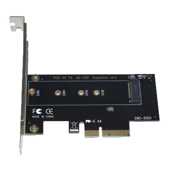 SSU EM2-5001  NVME Protocol M.2 to PCI E 3.0 High - Speed Expansion Card for Desktop Computer