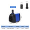 3.5W-25W Submersible Water Pump Ultra Quiet Mini Small Fountain Pump for Fish Tank Pond