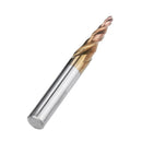 Drillpro 2 Flutes R0.25/ R0.5/ R0.75/ R1.0 *20.5*D4*50 Ball Nose End Mill HRC50 Taper Milling Cutter