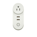 MoesHouse US Zig Bee Dual USB Smart WiFi Socket Plug App Remote Control Echo Plus Voice Control Work with Alexa Google Home