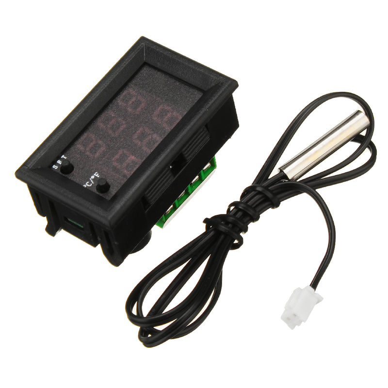 3pcs W2809 W1209WK DC12V Digital LED Thermostat Temperature Controller Module Smart Temp Sensor Board  with Waterproof NTC Sensor