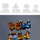 129Pcs/Set Silicone Casting Molds and Tools Jewelry Pendant Resin Mould DIY