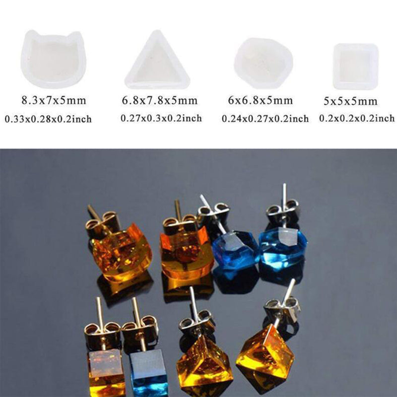 129Pcs/Set Silicone Casting Molds and Tools Jewelry Pendant Resin Mould DIY