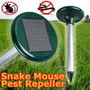 GreatHouse Garden Solar Power Sonic Wave Mouse Snake Repeller Outdoor Animal Expeller