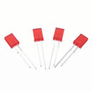 300pcs 2*5*7mm Square LED Red Light-emitting Diode 2X5X7 LED Diode