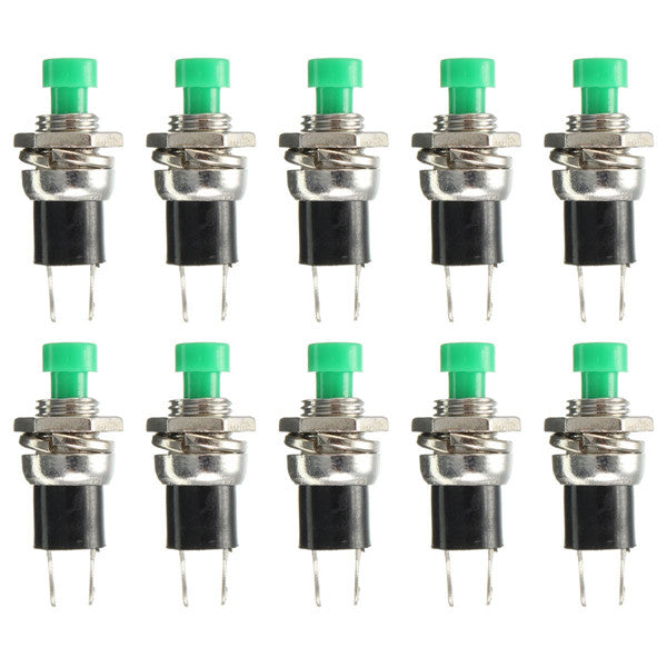 10pcs Momentary Button Switches ON/OFF Push Button Mini Switches 250V 0.5A