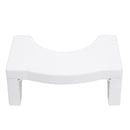 Foldable Toilet Stool Potty Chair Plastic Non-slip Bathroom White Sit Footstool Decorations