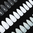 600pcs Almond Oval Shape Stiletto Pointy Full False Nail Art Tips Claw Acrylic Gel Polish