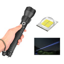 XANES 1285 Zoomable USB Rechargeable LED Flashlight XHP50 Highlight Telescopic Torch 18650 26650