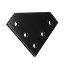 Machifit 5 Holes Aluminum Profile Connector Joint Plate Corner Bracket for 2020 Aluminum Profile