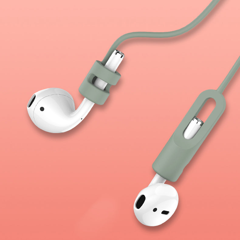 ROCK Anti-lost Anti-fingerprint Shockproof Dustproof Soft Silicone Earphone Storage Case for Apple AirPods 1 / Apple AirPods 2
