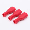 50Pcs 0.5-2.5mm Red&Blue 6.3mm Female Insulated Spade Crimp Wire Connector Terminal