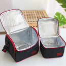 300D Oxford Picnic Bag Aluminum Film Insulated Thermal Cooler Lunch Box Bag Storage Bag