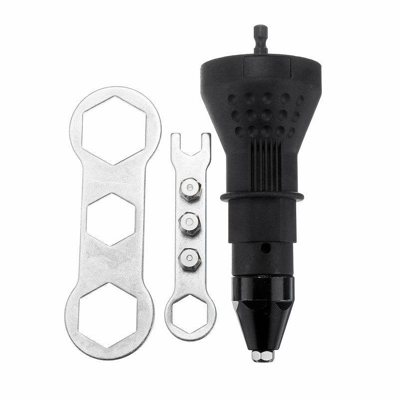 Black Rivet Adapter Electric Nut Riveting Riveter for Cordless Drill Insert Nut Tool