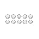 10Pcs 33MM Electroplated White LED Push Button for Arcade Game Console Controller DIY