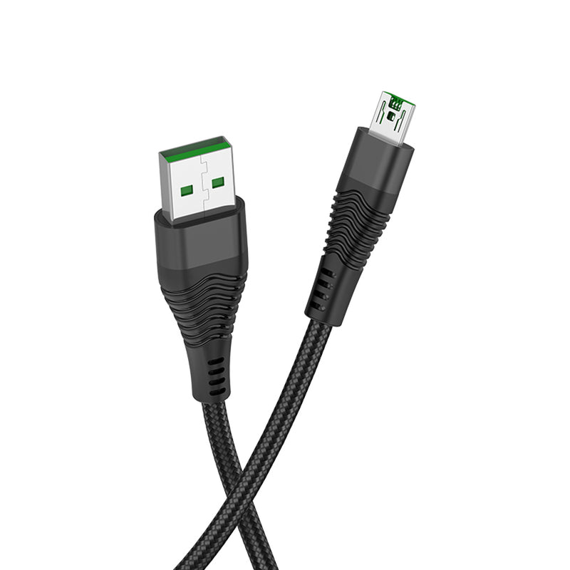 HOCO U53 Micro USB 4A Fast Charging Data Cable for Tablet Smartphone 1.2M