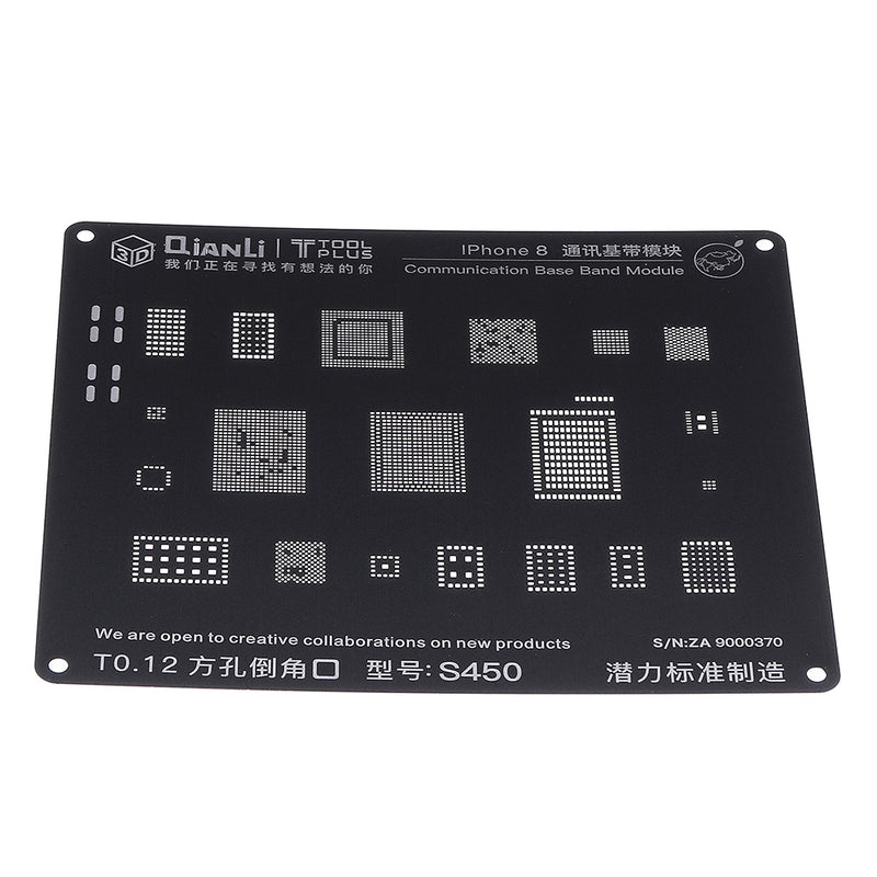 BGA Stencil Communication Baseband Module BGA Reballing Stencil Repair Tool for iPhone 5 5S 6 6S 7G 7Plus 8 8P