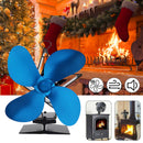 IPRee7.87*3.95 Inch 4 Blades Heat Fireplace Fan Winter Warm Heater Eco Friendly Quiet Burner Fan Xiaomi 2