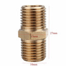 2Pcs 1/4 Brass Air BSP Tapper Hose Tail Airline Fitting male Quick Connector