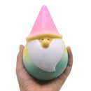 IKUURANI Santa Claus Christmas Squishy Rainbow 12.5*8.5*8.5CM licensed Slow Rising With Packaging