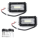 2Pcs 5.5inch 40W 40LED 3200LM Work Light Waterproof Bar Combo Driving Lamp Offroad SUV ATV UTV 4WD