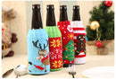 New Arrival Beer Cocktail Bottle Decor Cartoon Knitting Bottle Cover Bags Clothes Home Party Dinner