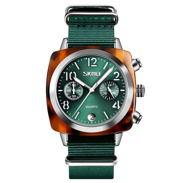 SKMEI 9186 Unique Design Multi-dial Luminous Waterproof Women Wristwatch Quartz Watch