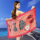 70x150cm Colorful Cartoon Printing Quick Dry Beach Towels Absorbent Microfiber Bath Towel