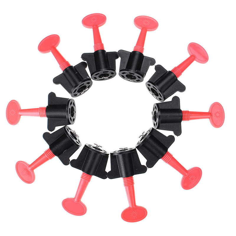 50pcs Reusable Tile Spacers Leveler T-lock Floor Tool Leveling Positioning System Kit