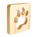Dog Feet Claw USB Wood Table Night Light Desk Bedside Lamp Home Bedroom Decor