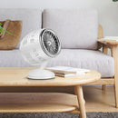 KCASA FCSY-380 USB Creative Hawkeye Turbo Fan Mini Fan Double-blade Fan Air Cooler Two Speed Control Cooling Fan