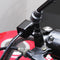 BOSMAA MK51L Self-lock Motorcycle Rear View Mirror Bracket Switch Headlight Fog For Sport Dirt Electric Bike