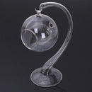 Hanging Crystal Glass Candle Table Light Lamp Planting Holder Candle Stick Romantic Dinner Wedding