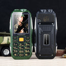 MAFAM M2+ 2.4 Inch 4000mAh UHF Walkie Talkie Hardware Intercom Handheld SOS Facebook Dual SIM Card FM Power Bank Rugged Feature Phone
