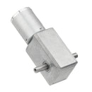Machifit JGY-370 DC 6/12/24V 150RPM Double Shaft Worm Gear Motor Self-locking Reduction Gear Motor