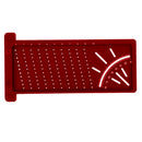 Plastic 3D Precision Woodworking Scribe Mark Line Gauge T-type Cross-out Ruler Hole Position Measuring Tool