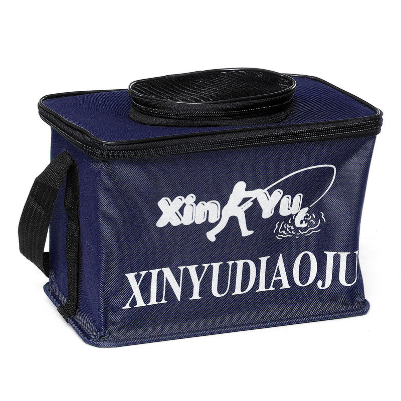 25x15x18cm Canvas Waterproof Fishing Bag Fishing Lure Bag Multifunctional Portable Shoulder Bag