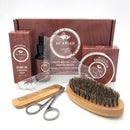 6Pcs/set Beard Care Comb Beard Balm Beard Oil Brush Grooming Styling Tool Kit