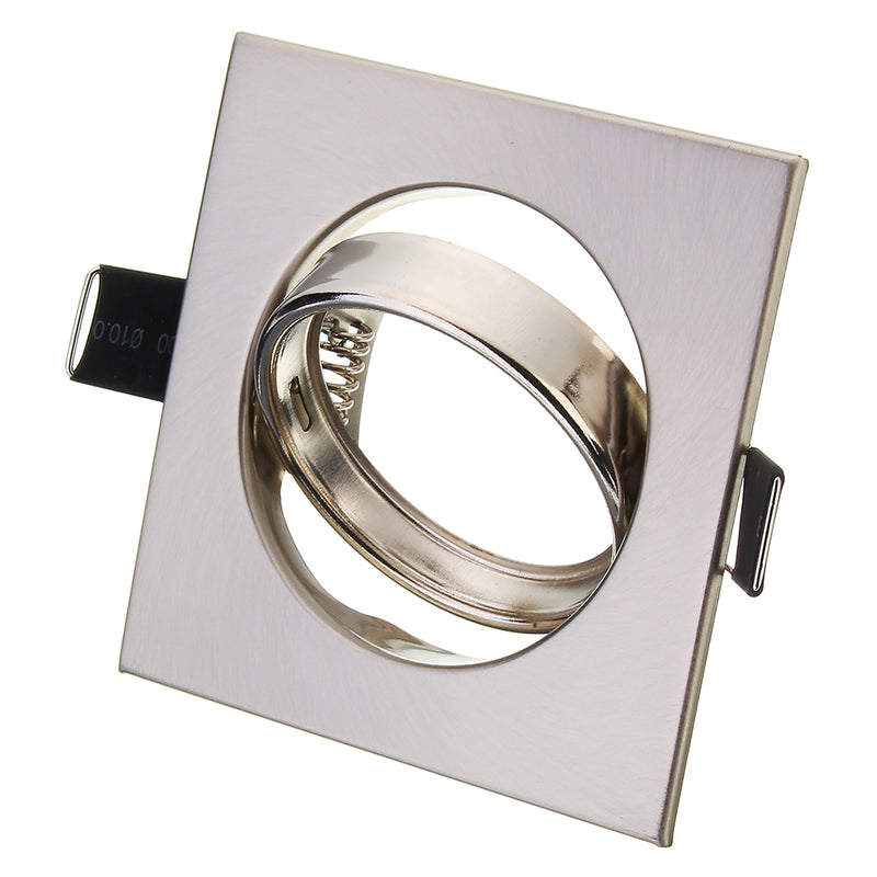 Square Rotation LED Downlight Ceiling Lamp Bracket for 70-75mm GU10 MR16 Light Bulb