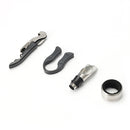 KCASA KC-WG02 Large Weeding Leathern Wine Bottle Gift Box Set With Corkscrew Pourer Collar Cutter
